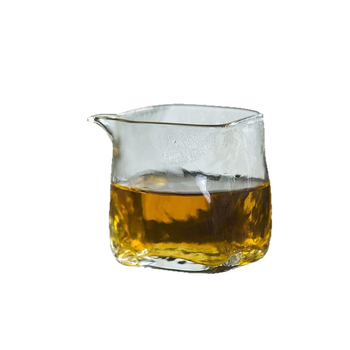 Ceașcă de ceai pătrată, transparentă, din sticlă borosilicată înaltă, design minimalist, corp îngroșat, rezistentă la căldură, pentru uz casnic