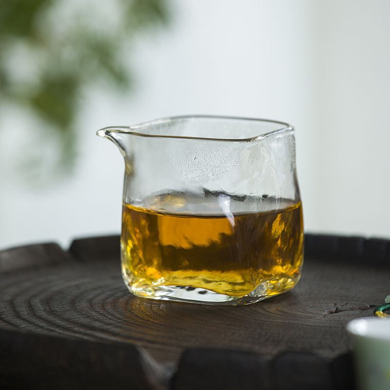 Ceașcă de ceai pătrată, transparentă, din sticlă borosilicată înaltă, design minimalist, corp îngroșat, rezistentă la căldură, pentru uz casnic