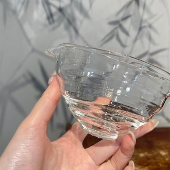 Ceașcă de ceai transparentă din sticlă borosilicat de înaltă calitate, gros, rezistentă la temperatură, pentru birou
