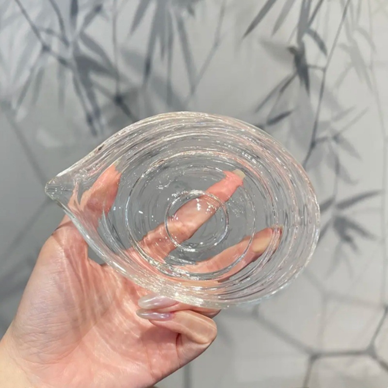 Ceașcă de ceai transparentă din sticlă borosilicat de înaltă calitate, gros, rezistentă la temperatură, pentru birou