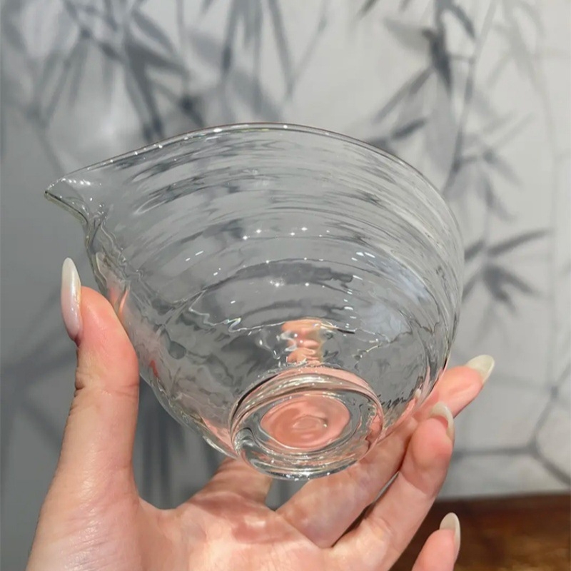 Ceașcă de ceai transparentă din sticlă borosilicat de înaltă calitate, gros, rezistentă la temperatură, pentru birou