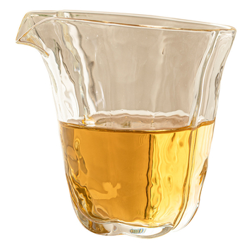Set de ceai transparent cu floare Begonia, din sticlă borosilikat de înaltă calitate, rezistent la temperaturi înalte, include cană pentru distribuirea ceaiului, tavă de ceai și divizor de ceai