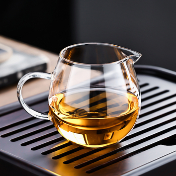 Set Gongfu de ceai din sticlă borosilicat de înaltă calitate, cu filtru și ceainic de turnare