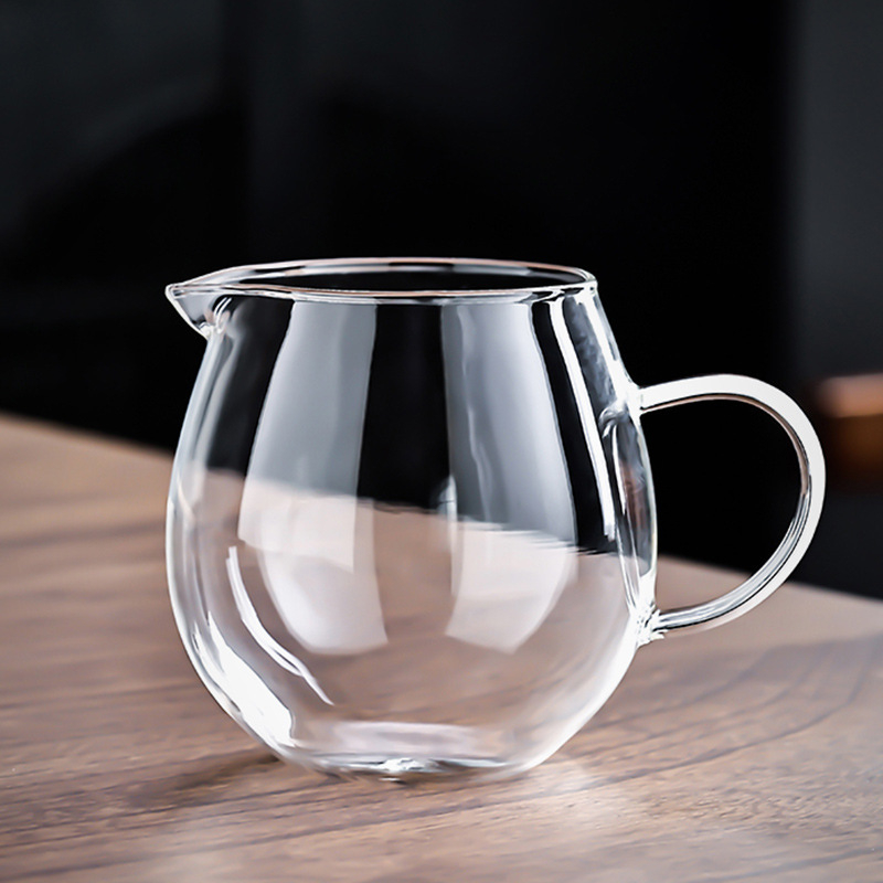 Set Gongfu de ceai din sticlă borosilicat de înaltă calitate, cu filtru și ceainic de turnare