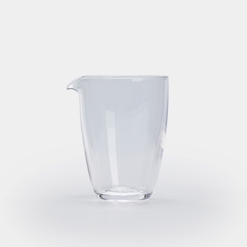 Cupe transparente din sticlă pentru distribuția egală a ceaiului fără mâner pentru ceremonia Kung Fu; sticlă groasă de borosilicat rezistentă la căldură; dispozitiv de separare a ceaiului și tavă de servire