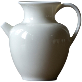 Ceainic ceramic pentru ceai verde, cu mâner, stil japonez, set cu ceașcă de servire, vază și tavă de ceai cu sită