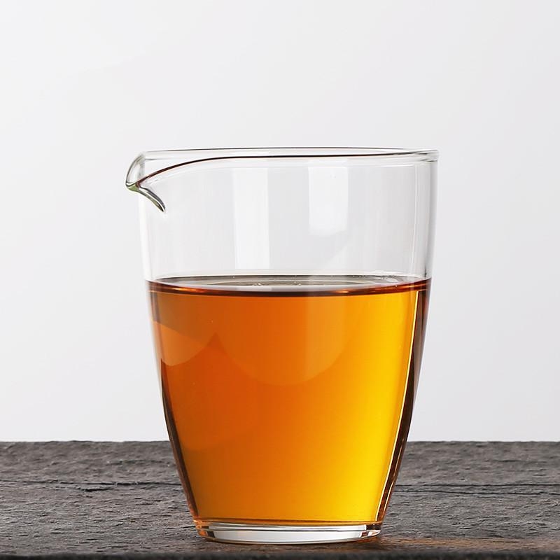 Set japonez Gongfu de ceai, transparent, cu fairness cup, mic, din sticlă rezistentă la temperaturi ridicate