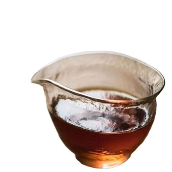 Sticlă transparentă de inspirație japoneză, cu textură ciocănită, divizor mare pentru ceai, ceașcă de ceai, set Kung Fu de ceai