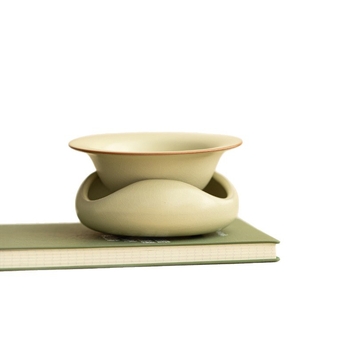 Set Ceramic Filtru Ceai Ru Kiln Dunhuang, Stil Simplu, Accesorii Kung Fu și Filtru de Ceai pentru Uz Casnic