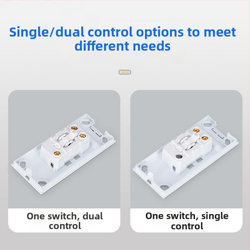 Comutator pentru noptieră montat la suprafață, buton vintage, control dual sau simplu, întrerupător mic
