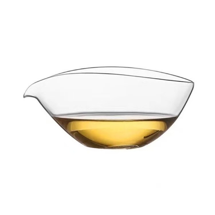 Set Gongfu de ceai din sticlă transparentă, cu cupă de distribuție egală, stil japonez, sticlă rezistentă la temperaturi înalte