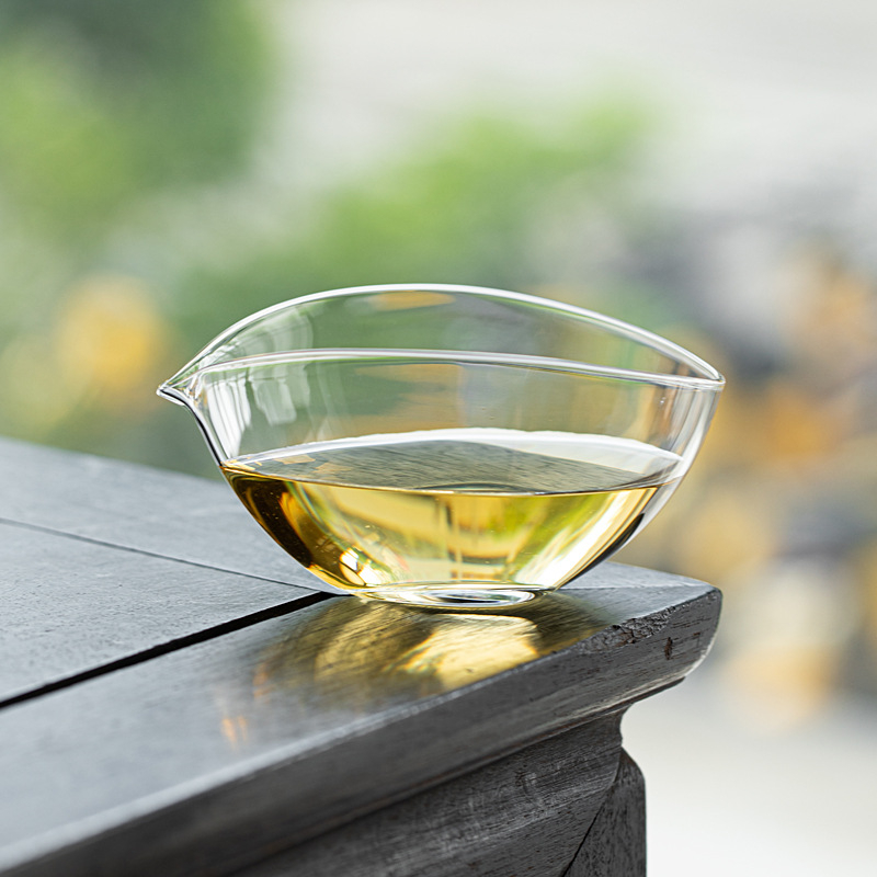 Set de ceai din sticlă borosilicat cu cană de distribuție a ceaiului, stil japonez minimalist, rezistent la căldură