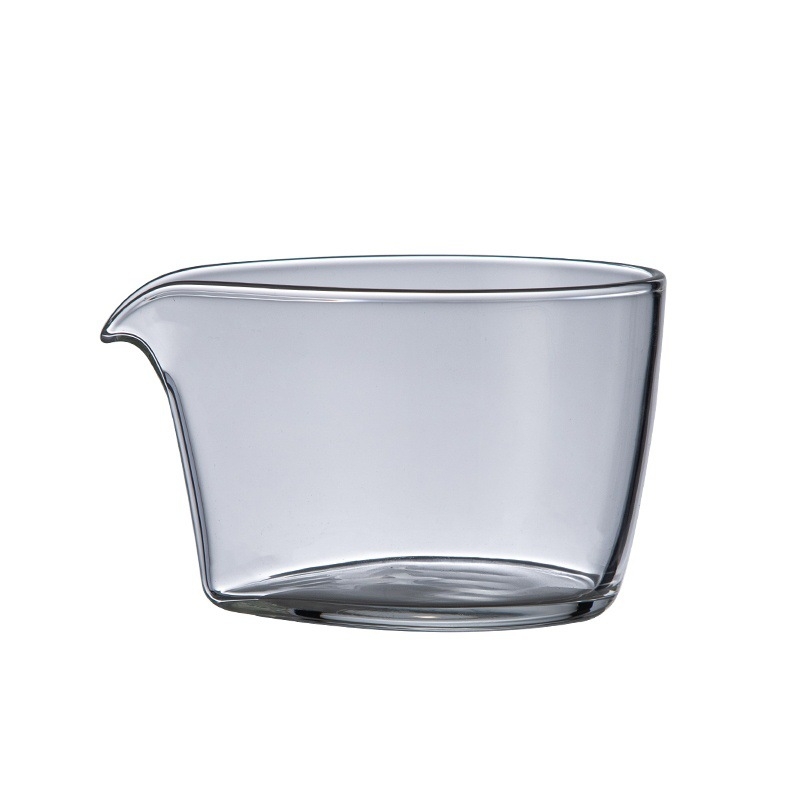 Gongdao din sticlă borosilicată, stil japonez, grosime suplimentară, rezistentă la căldură, pentru uz casnic