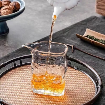 Stil japonez, borosilicat de înaltă rezistență – ceșuță pentru distribuția uniformă a ceaiului și distribuitor de ceai