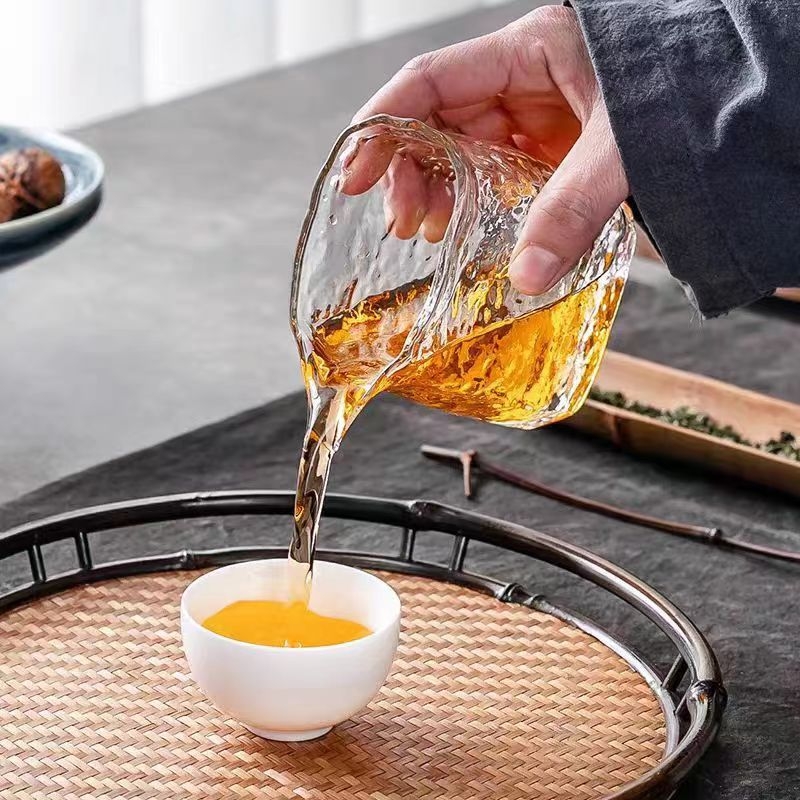 Stil japonez, borosilicat de înaltă rezistență – ceșuță pentru distribuția uniformă a ceaiului și distribuitor de ceai