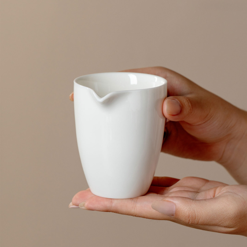 Ceașcă de ceai din porțelan alb, cu stil tradițional chinezesc, recipient ceramic de servire a ceaiului pentru uz casnic, personalizabil