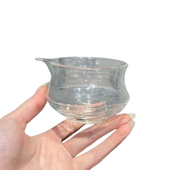 Ceai din sticlă borosilikat de înaltă rezistență la temperaturi, transparent, cu design simplu, profil redus, divizor pentru ceai