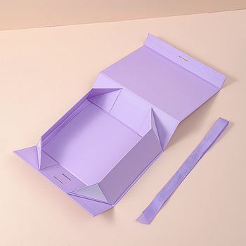 Cutie cadou pliabilă cu funda – cutie de cadou goală pentru încălțăminte și haine, dimensiuni 23x17x7 cm sau 26x19x8 cm, culori panglică: negru, roz, alb, mov