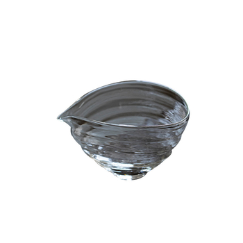 Ceșcă din sticlă borosilicat de înaltă calitate pentru ceremonia Kung Fu a ceaiului, textură ciocănită, separator de ceai