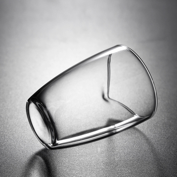 Set de ceai din sticlă borosilicat de înaltă calitate, transparent, rezistent la căldură și frig, pereți groși, stil japonez, pentru uz casnic