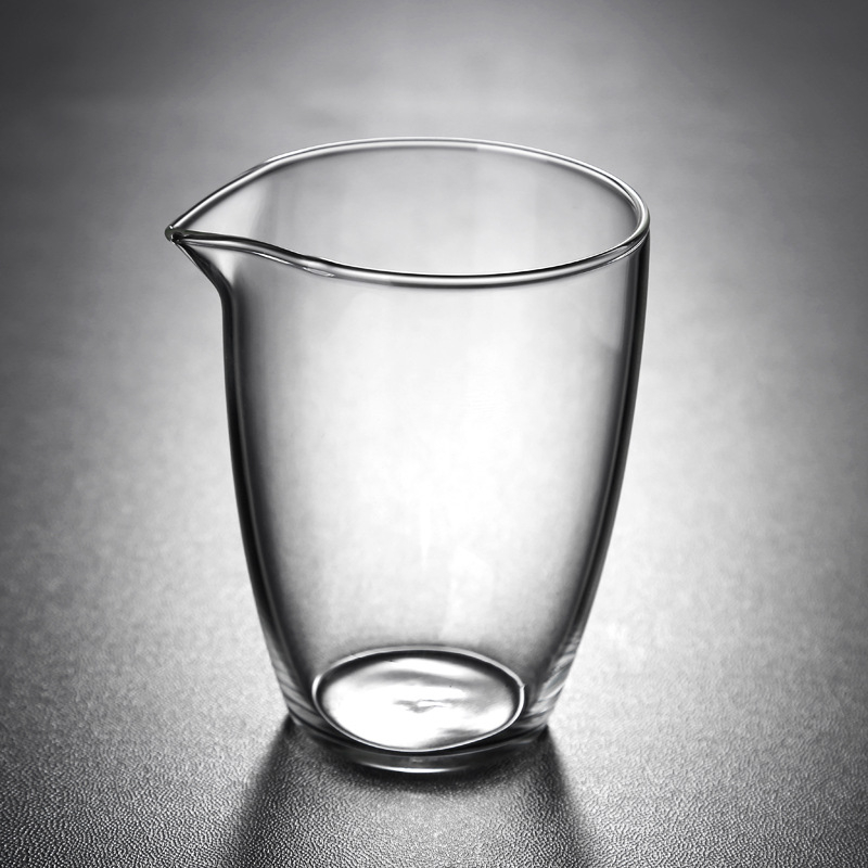 Set de ceai din sticlă borosilicat de înaltă calitate, transparent, rezistent la căldură și frig, pereți groși, stil japonez, pentru uz casnic