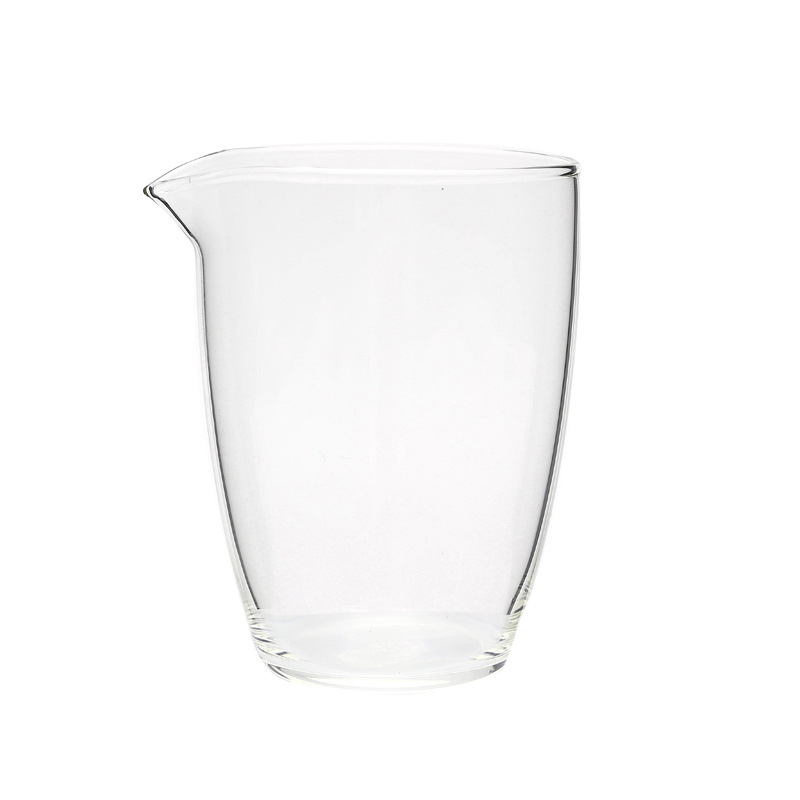 Set de ceai din sticlă borosilicat de înaltă calitate, transparent, rezistent la căldură și frig, pereți groși, stil japonez, pentru uz casnic