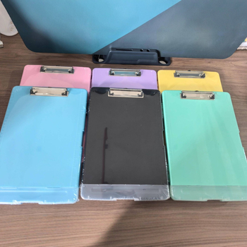 Cutie de fișiere A4 cu slot pentru pix, clips pentru tabletă și cutie de depozitare