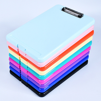 Cutie de fișiere A4 cu slot pentru pix, clips pentru tabletă și cutie de depozitare