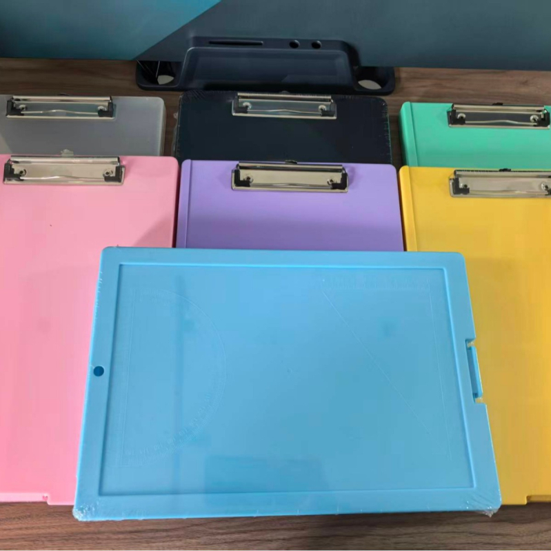 Cutie de fișiere A4 cu slot pentru pix, clips pentru tabletă și cutie de depozitare