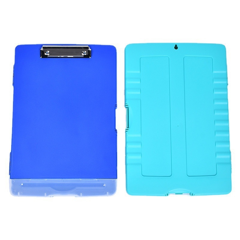 Cutie de fișiere A4 cu slot pentru pix, clips pentru tabletă și cutie de depozitare