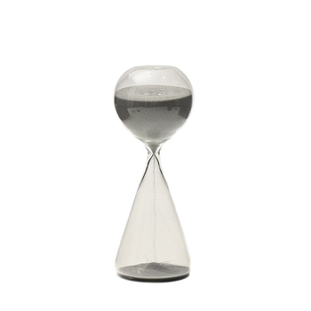 Clepsidră din sticlă nordică cu stea – 15 minute, nisip meteoritic, decor de casă creativ