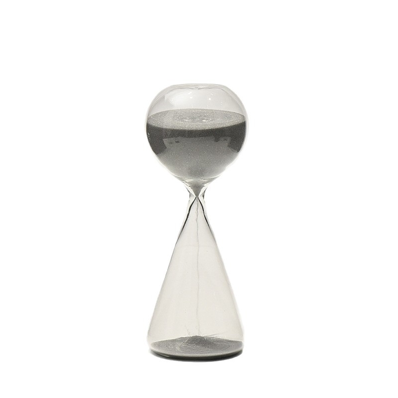 Clepsidră din sticlă nordică cu stea – 15 minute, nisip meteoritic, decor de casă creativ