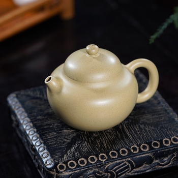 Ceainic Yixing din lut mov, lucrat manual de un maestru renumit, set de ceai cadou