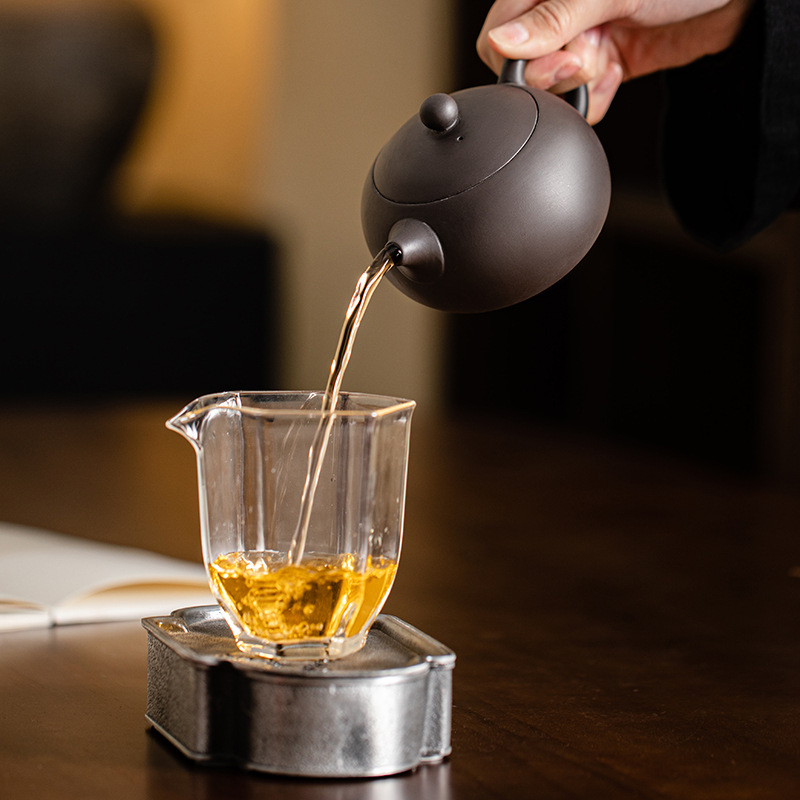 Ceainic Fengming Xi Shi din lut purpur – ceramic retro pentru uz casnic, cu filtru cu bilă pentru flux lin