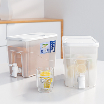 Dispenser din plastic pentru apărece rece, cu robinet, capacitate mare, pentru băuturi