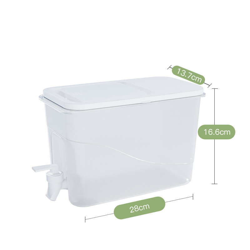 Dispenser din plastic pentru apărece rece, cu robinet, capacitate mare, pentru băuturi