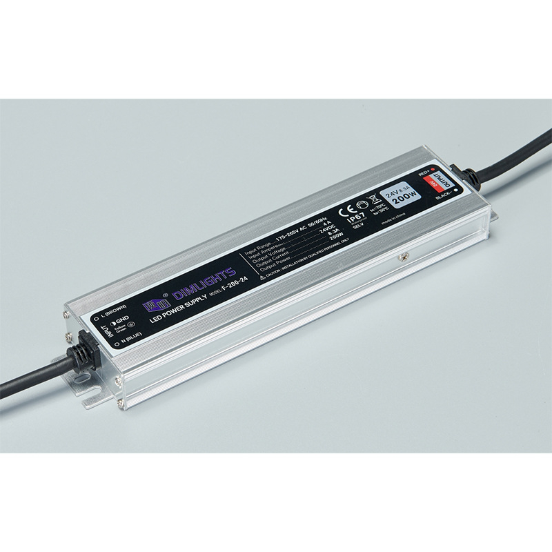 IP67 водоустойчив външен захранващ блок за LED лента 12V/24V – източник с постоянно напрежение, LED драйвер FG
