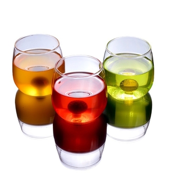 Pahare din cristal cu mărgele pentru suc și vin, stil cald și romantic