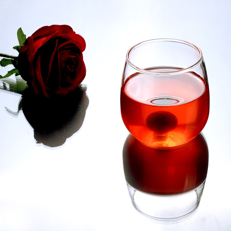 Pahare din cristal cu mărgele pentru suc și vin, stil cald și romantic