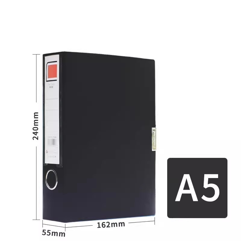Cutie fișier A5, cutie plastică pentru documente, lățime 5,5 cm, model F206