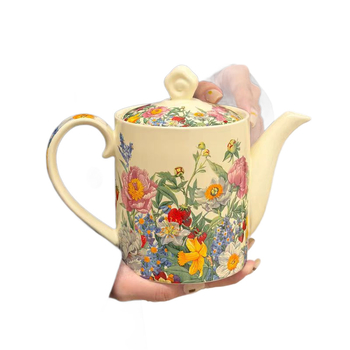 Ceainic ceramic de înaltă calitate, capacitate mare 900 ml, set de ceai 2025, cadou pentru casa nouă