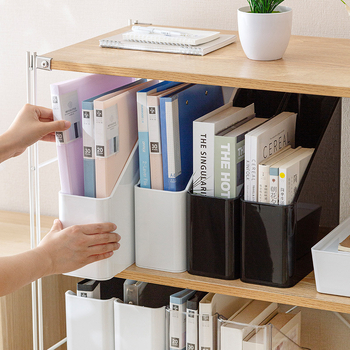 Organizator vertical de fișiere pentru birou, din plastic PET, set 24 bucăți