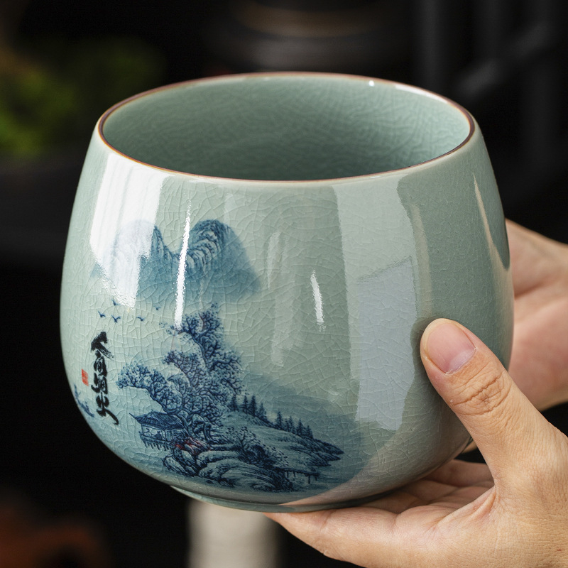 Recipient ceramic pentru resturi de ceai, bazin de ceai pentru spălare, bol de ceai și bazin de apă