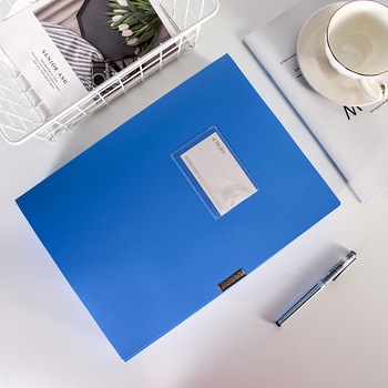 Cutie pentru dosare A4 din PVC, pliabilă, organizator de documente, 55 mm