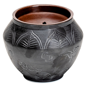Recipient ceramic pentru resturi de ceai și spălător pentru cești, cu rezervor de apă, stil modern chinezesc, utilizare casnică