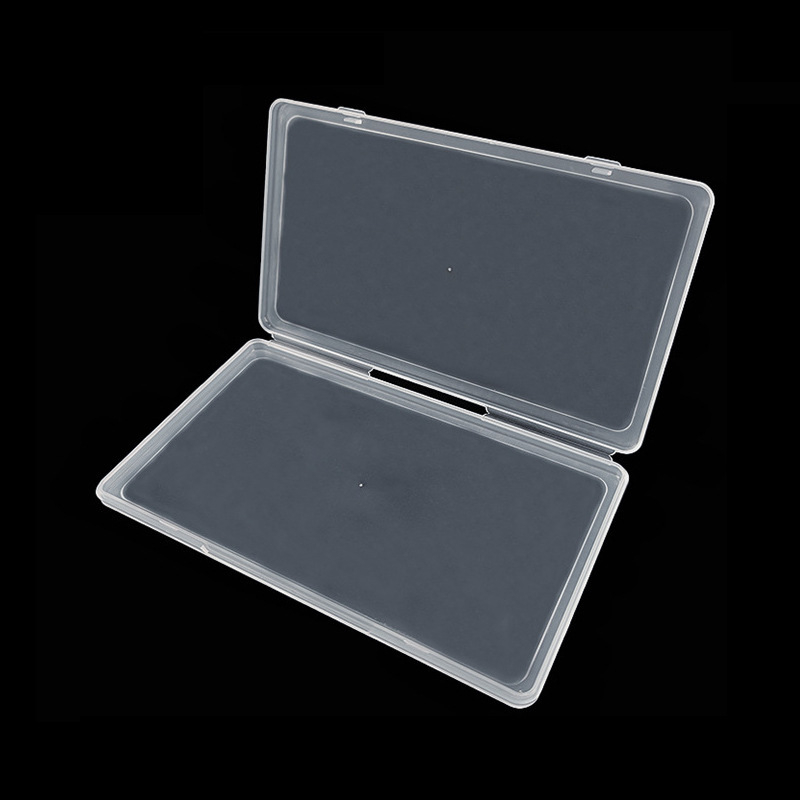 Cutie de depozitare din plastic transparent pentru birou, organizator dreptunghiular de birou pentru documente și certificate