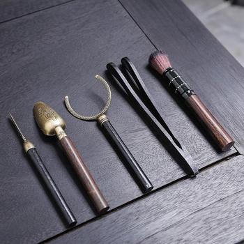Set pentru ceremonia ceaiului cu șase ustensile – accesorii pentru ceai
