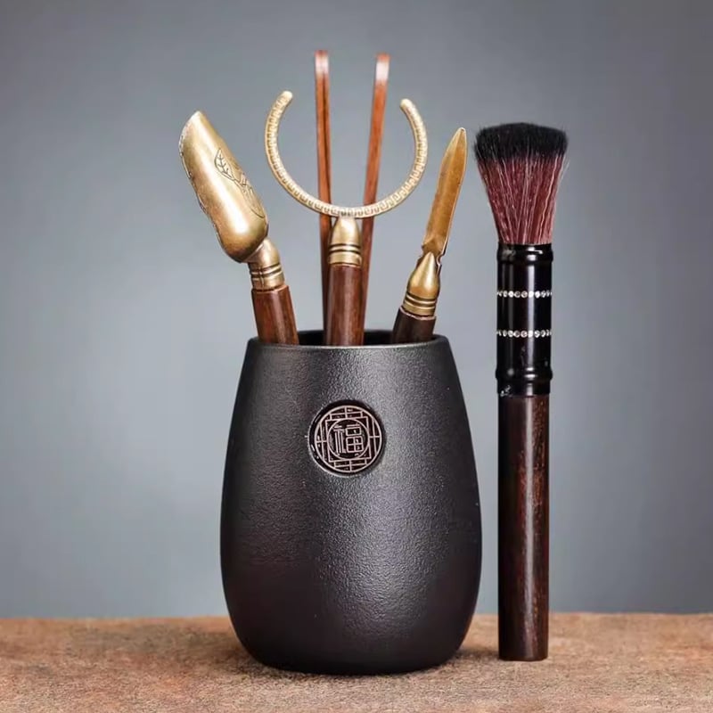 Set pentru ceremonia ceaiului cu șase ustensile – accesorii pentru ceai