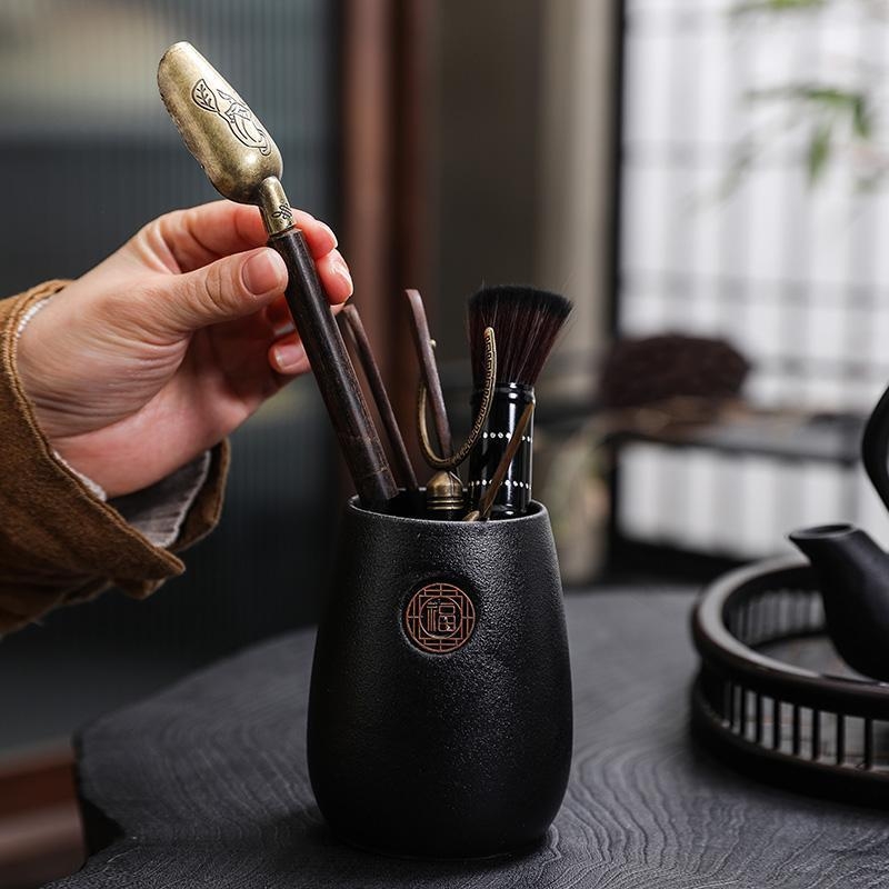 Set pentru ceremonia ceaiului cu șase ustensile – accesorii pentru ceai