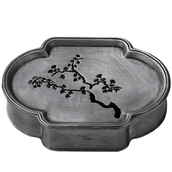 Set Gongfu de ceai în stil japonez retro, suport pentru ceainic, tavă de ceai și rezervor de apă